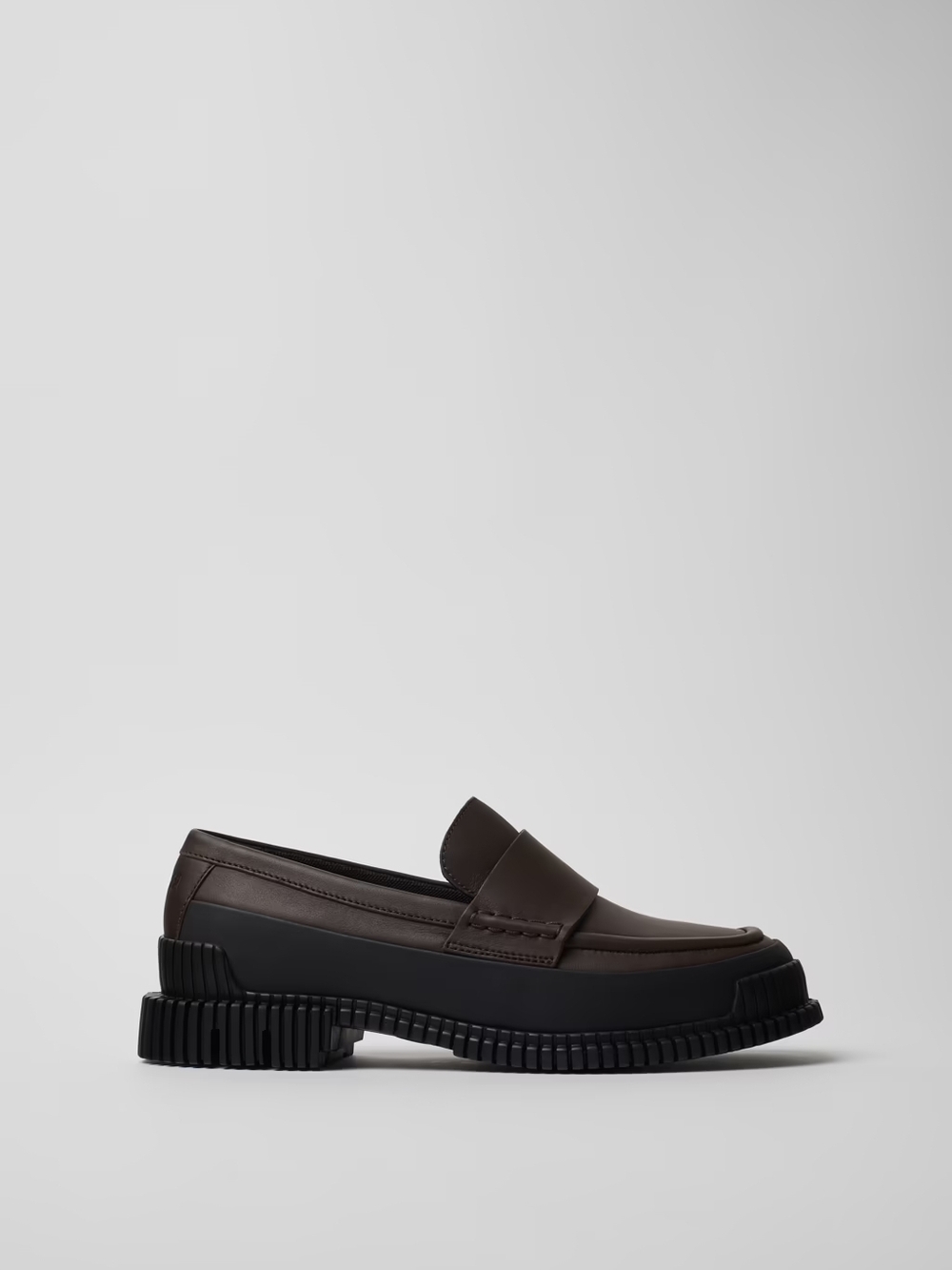 GUC Camper PIX Women's Black Brown Leather Loafers 38 7.5